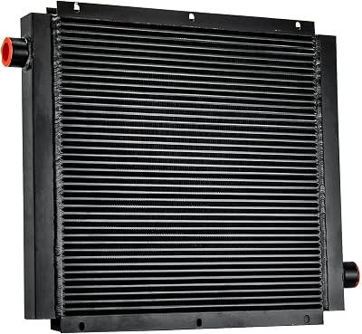 Mobile Hydraulic Oil Cooler 0-120 GPM 90HP Compatible With Industrial Cooling System Black