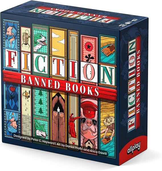 Allplay Fiction Banned Books, Cooperative Word Deduction, 2-10 Players