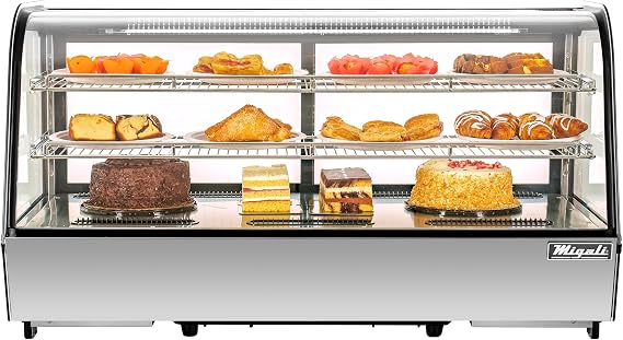 Migali C-70CTC-48 48 Wide Counter-Top Straight Glass Display Case Refrigerator