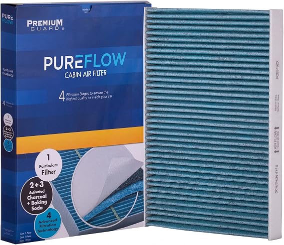 PUREFLOW PC99492X Cabin Air Filter | Fits 2018-2026 Alfa Romeo Stelvio 2.0L; 2017-2026 Giulia 2.0L; 2017-2024 Giulia 2.9L; 2018-2024 Stelvio 2.9L