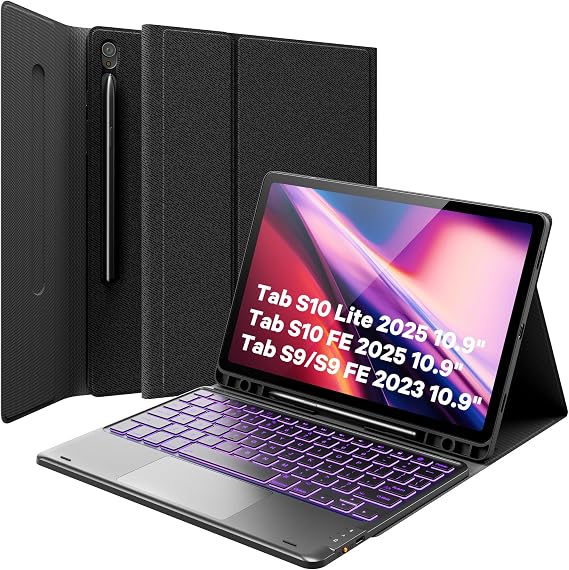 GreenLaw Keyboard Case for Galaxy Tab S10 Lite/S10 FE/S9 FE 5G/S9