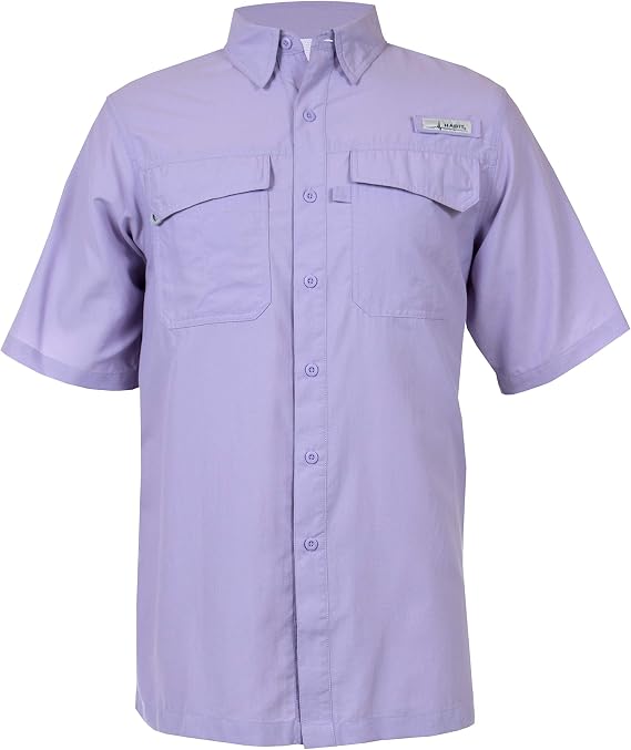 Habit Men's Taku Bay Short Sleeve River Guide Fishing Shirt
