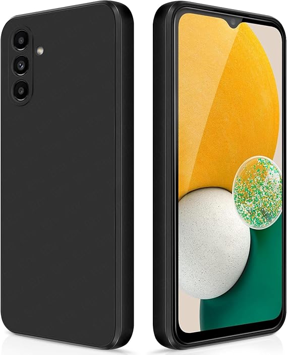 Ehr. Samsung Galaxy A34 ile Uyumlu Lansman Kılıf, İçi Kadife Silikon, Kamera Çıkıntılı Koruyucu, Leke Tutmaz ve Darbe Emici Şık Kapak (Siyah, Samsung Galaxy A34)