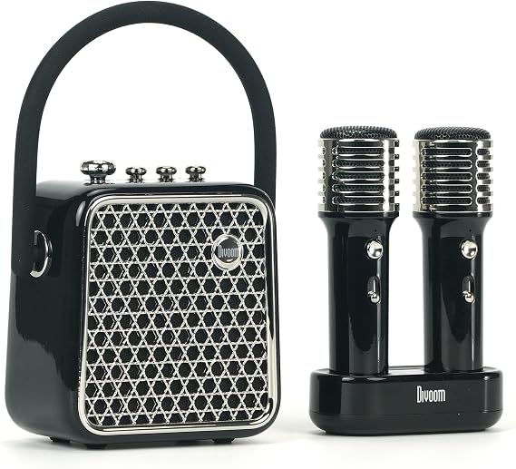 Divoom SongBird-SE Çift Mikrofonlu 18W Bluetooth Hoparlör (Siyah)