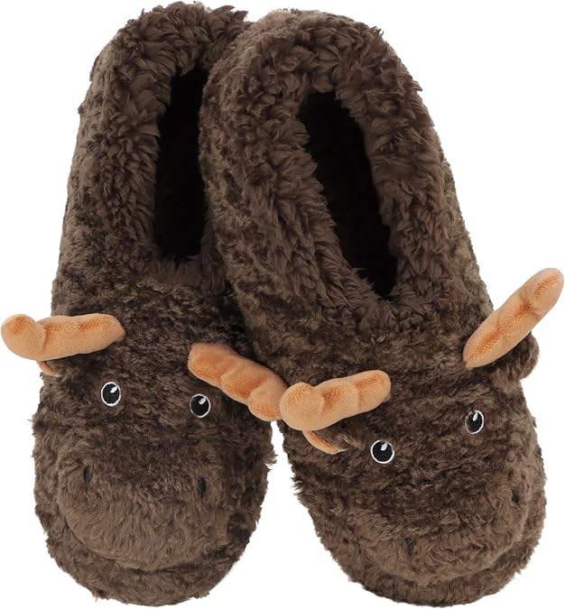 Snoozies Women's Slippers Mountain Animals Cozy