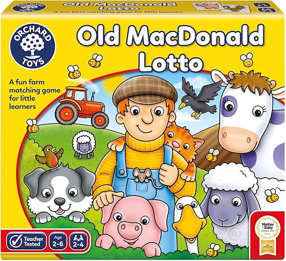 Old Macdonald Lotto Board Game