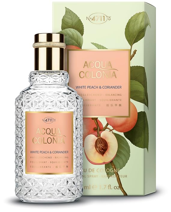 4711 Acqua Colonia White Peach and Coriander by Muelhens for Unisex - 1.7 oz EDC Spray