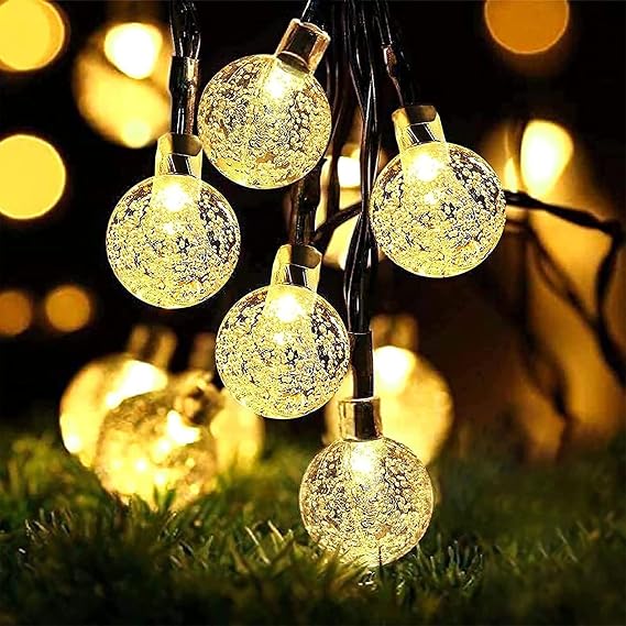 Lezonic 30LED Solar String Lights Outdoor,5M/16Ft Solar Garden Lights [Energy Class G]