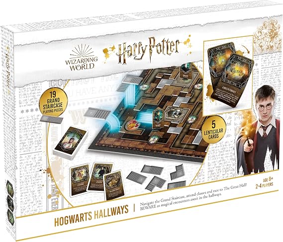 Harry Potter Hogwarts Hallways Board Game, Calling All Harry Potter Super-Fans For 2 to 4 Players, Great Gift For Kids Aged 8+