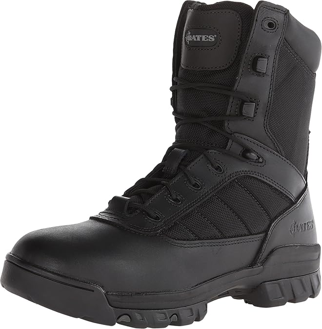 Bates Men's 8" Ultra-Lite Tactical Sport TS1 Side Zip Work Boot