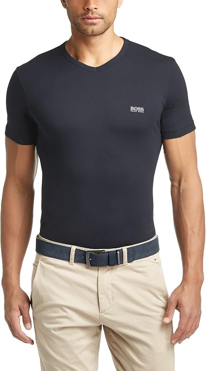 Hugo Boss Teven Short Sleeve Shirt, blue, XL