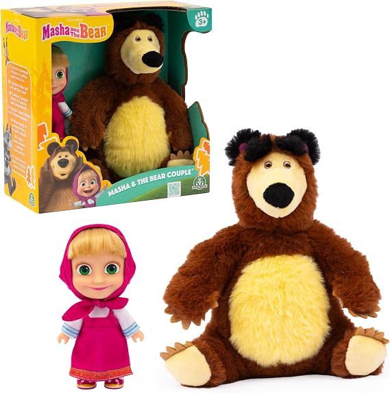 Giochi Preziosi Masha&Bear Masha&Big Bear 23Cm Bebeké