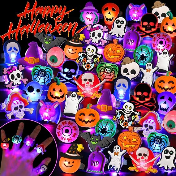 Halloween Party Favors 50Pcs Trick or Treats Halloween Toys for Kids