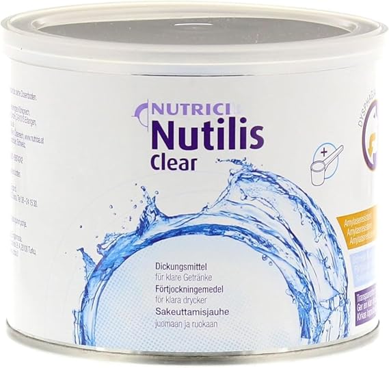 Nutilis Clear Thickening Powder 175g – Amylase-Resistant, Transparent, Neutral Taste, Vegan, Kosher, Lactose-Free, Ideal for Dysphagia Management, Safe for Hot & Cold Drinks | SterlingSquare