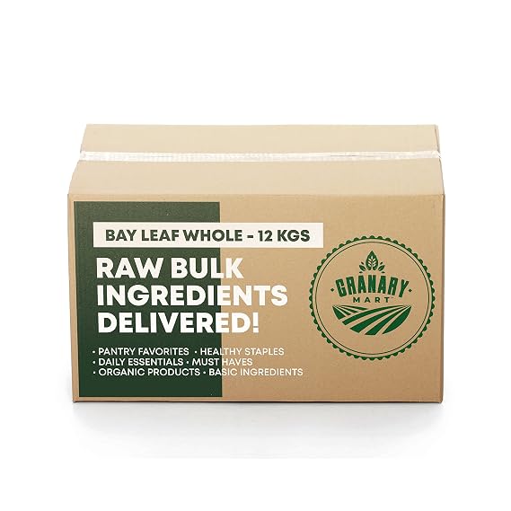 Natural Whole Bay Leaf by Granary Mart Authentic Indian Culinary Spice/Premium Quality Gourmet & Preservatives Free Ready to Cook - Affordable Bulk Rate 26.4 lbs. Bulk Bag