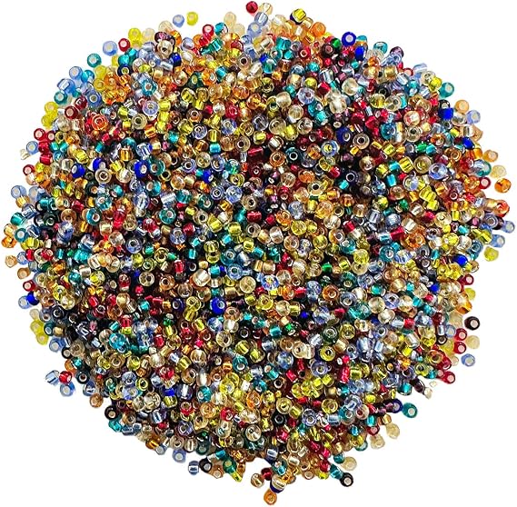Locsanity Loc Sprinkles Glass Beads for Locs, Sisterlocks, Dreadlocks, Microlocks Decorative Hair Beads Only