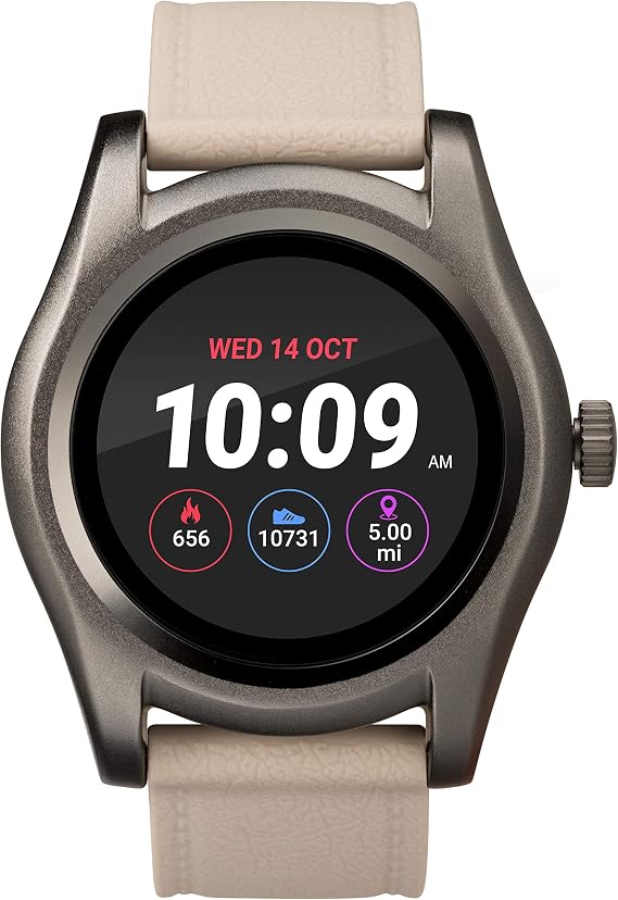 iConnect by Timex Classic Round Touchscreen Smartwatch with Heart Rate, Notifications and Two-Way Bluetooth Calling