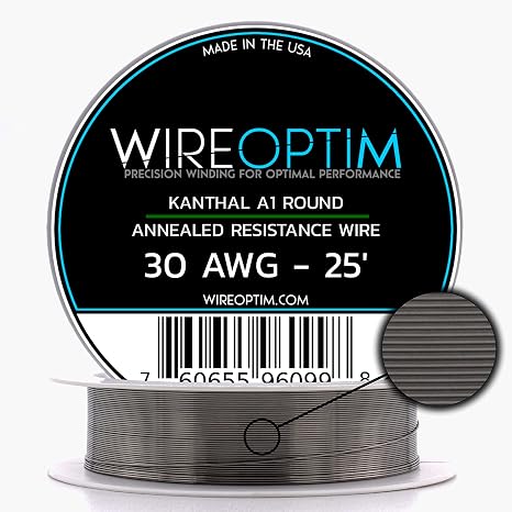 Kanthal A1 Resistance Wire 30 AWG - 25 Feet