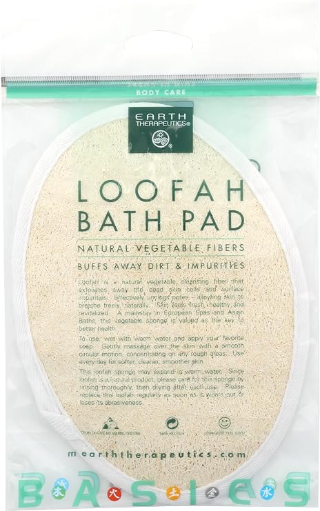 Earth Therapeutics Loofah Bath Pad, 1 EA