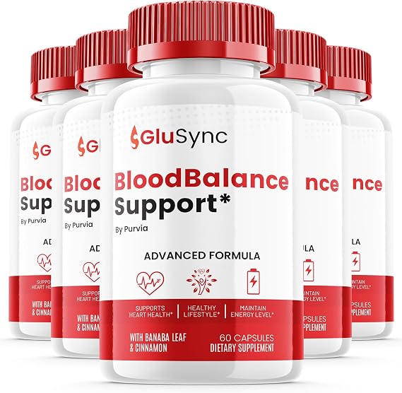 (5 Pack) GluSync Capsules - GluSync Capsules Advanced Formula Supplement, Glu Sync Pills for Maximum Strength Support, Glusync for Overall Wellness, GluSync Official Formula Made in USA (300 Capsules)
