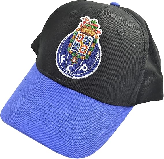 FC Porto Crest Baseball Cap (One Size) (Black/Blue)