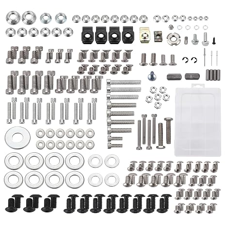 Body Screw Kit for Sur Ron Light Bee X/S | Fairing Bolts Nut & Bolt Set for Surron Light Bee, Aluminum Fastener Hardware Replacement for Frame Plastic Panel