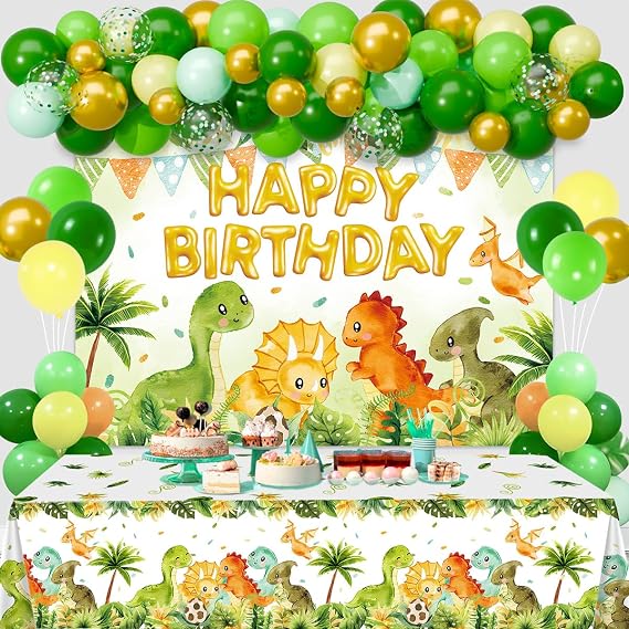 Dinosaur Birthday Decorations, Dino Birthdays Party Supplies for Kids