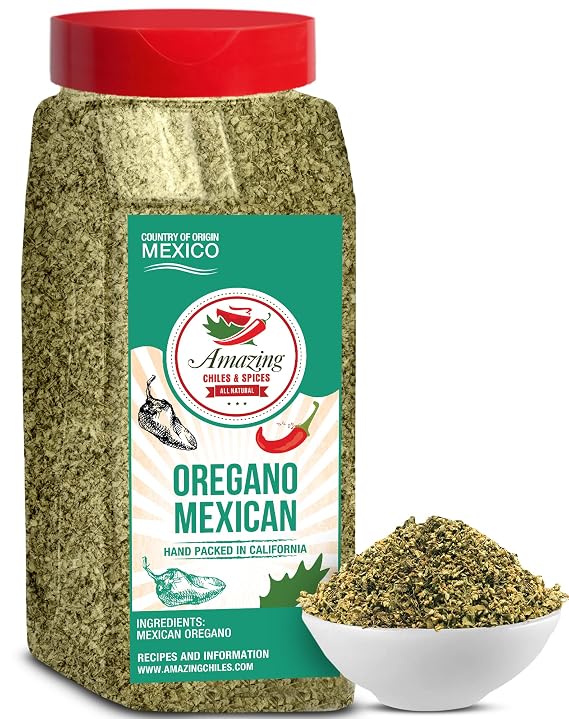 Dried Mexican Oregano 4oz Whole Leaf Herb Seasoning for Pozole, Menudo