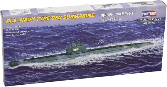 Hobby Boss PLA Navy Type 033 Submarine Boat Model Building Kit