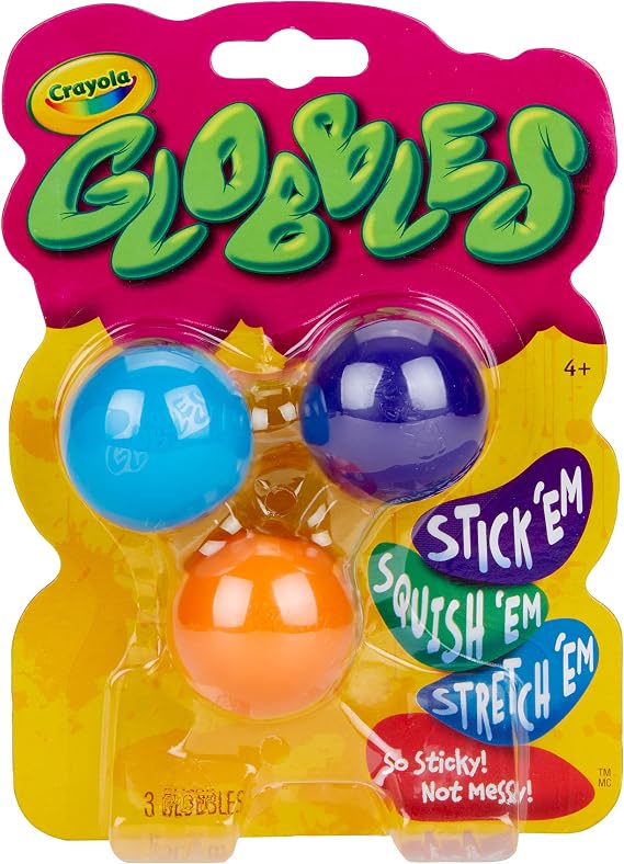 Crayola 74-7291 Globbles 3 in a Package, Assorted Colors