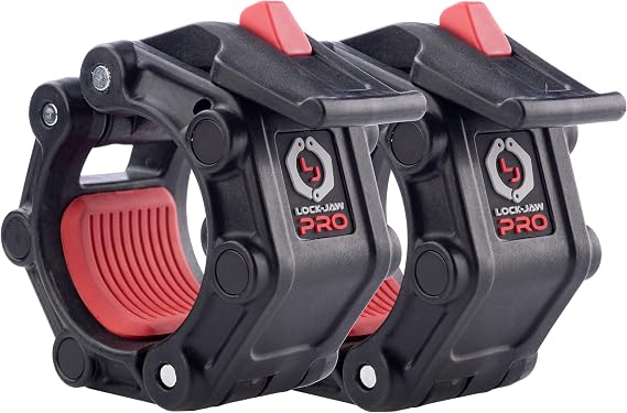 Lock-Jaw PRO 2 Magnetic Barbell Collars/Clamps, 2"/50mm Olympic Bars