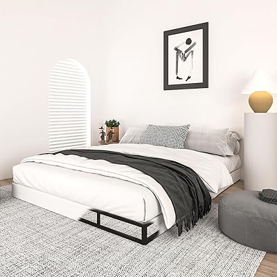 Qingzhou 5 Inch Box Spring for Queen Bed, Heavy Duty Metal Mattress Foundation, 3000 lbs Capacity, Low Profile Bed Base, Noise-Free, Easy Assembly, Fabric Cover