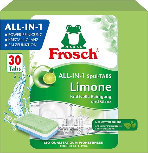 Frosch dishwashing tabs 30's Lime