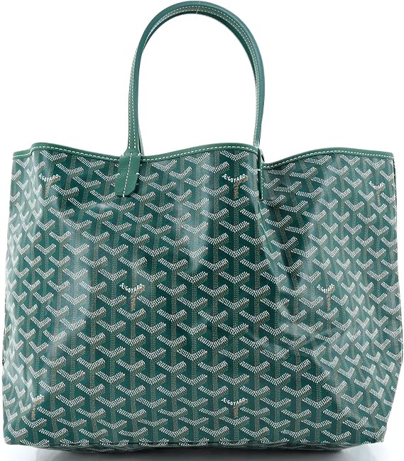 Pre-Loved Saint Louis Tote Coated Canvas PM, Green