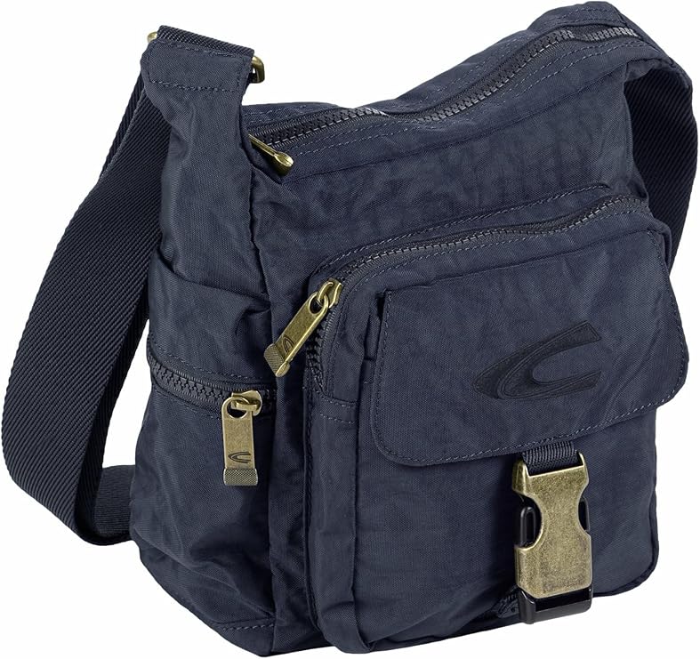 camel active Zippered Crossbody Bag, Darkblue