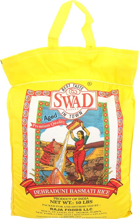 Swad Rice Basmati, 10-pounds