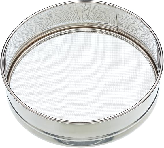 KitchenCraft Fine Mesh Tamis/Drum Sieve, Silver, 20.5 cm