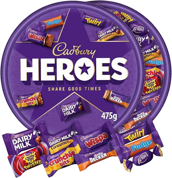 Cadbury Heroes Chocolates Tub 760g