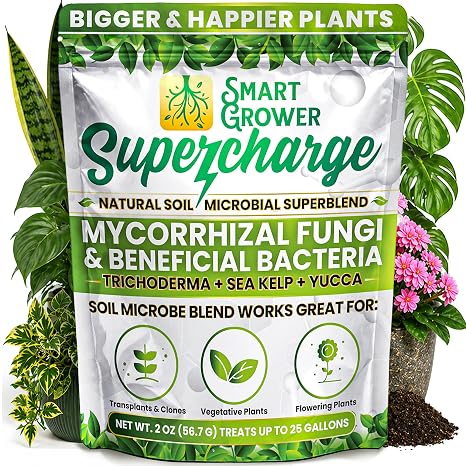 Mycorrhizae with Beneficial Bacteria for Plants - Smart Grower Supercharge