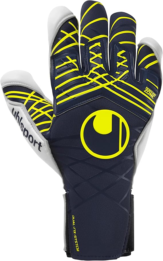 uhlsport | Prediction | Absolutgrip SC | Goalkeeper Gloves | Navy/White/Fluorescent Yellow