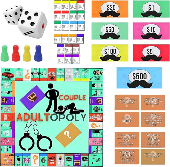 Couples Card Game for Date Night Ideas, Adult Board Games with Romantic Connection Activities, Portable Monogamy Adult Board Game for Traveling Couples and Relationship Building Entertainment