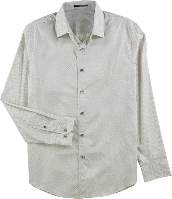 Tasso Elba Mens Printed Button Up Shirt