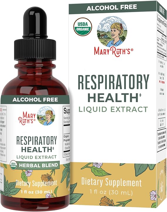 MaryRuth‘s, Respiratory Health Herbal Blend Drops, 30ml