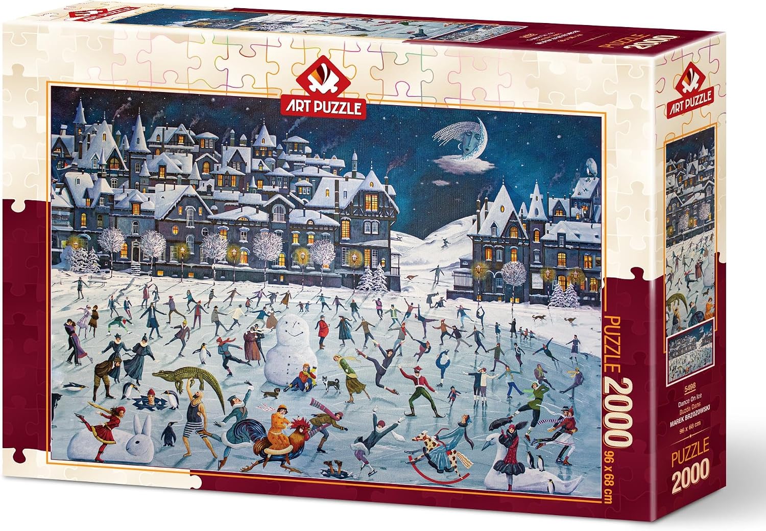 Art Puzzle Dancing on Ice 2000 Piece Puzzle