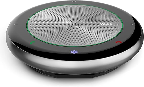 Yealink Bluetooth Speakerphone Conference Microphone Teams Certified CP700 USB Full Duplex Noise Reduction Algorithm Home Office 360 Voice Pickup (Package Without dongle)