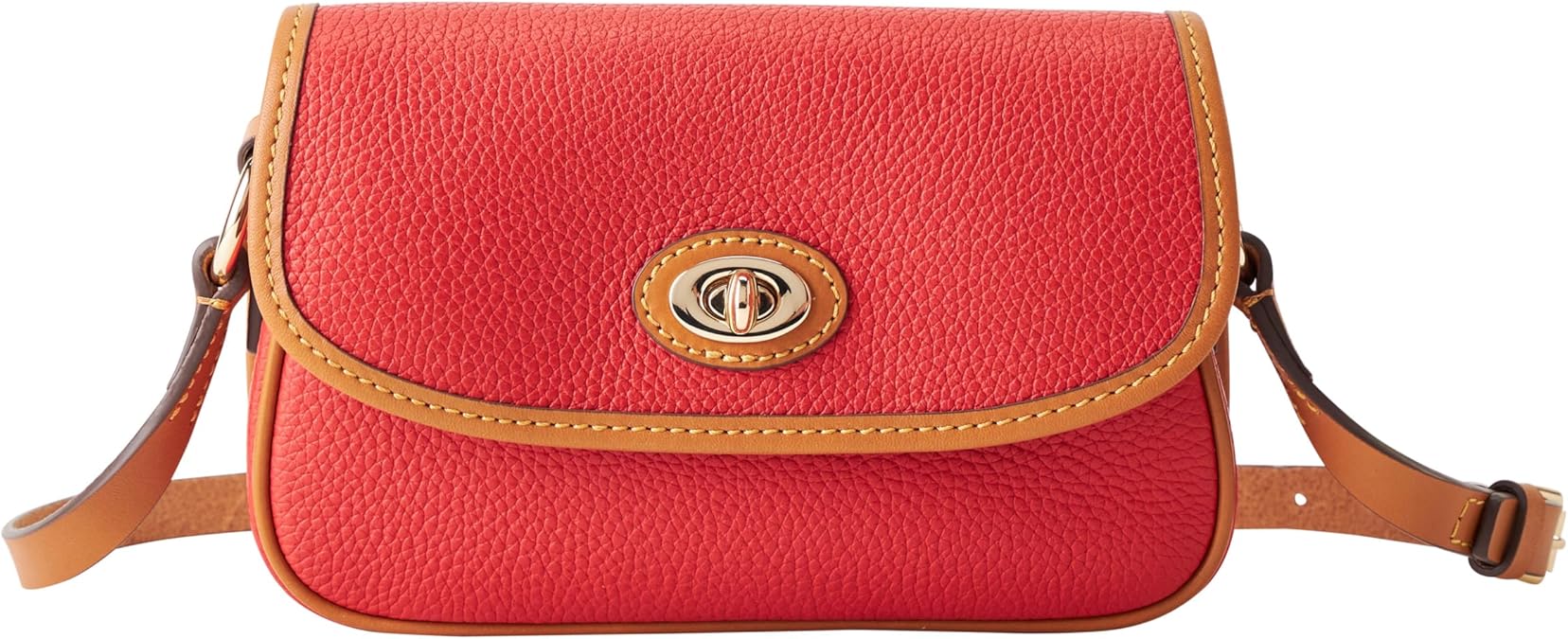 Dooney & Bourke Handbag, Pebble Grain Turnlock Crossbody 22