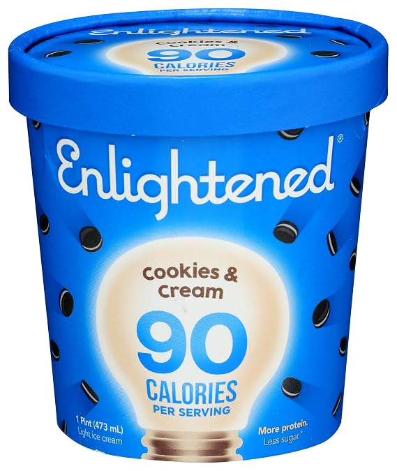 ENLIGHTENED Cookies & Cream Ice Cream, 1 PT