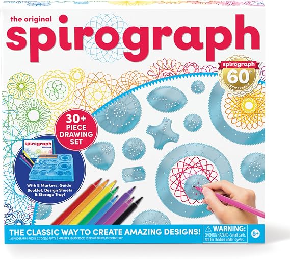 Spirograph with Markers Arts and Crafts for Kids Drawing Kit Art Supplies