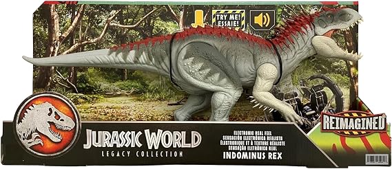Jurassic Real Feel Indominus Rex, Reimagined Dinosaur Action Figure