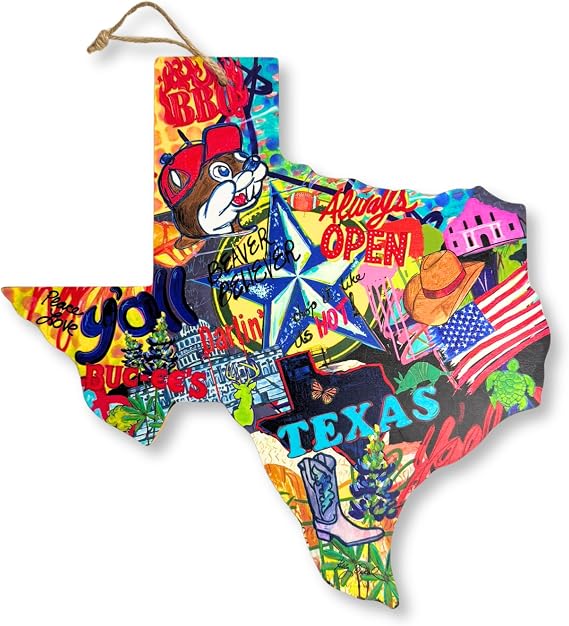 Buc-ee's Texas Shaped Cutting Board